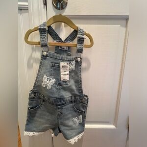 NWT- Girls epic threads shortalls size 6